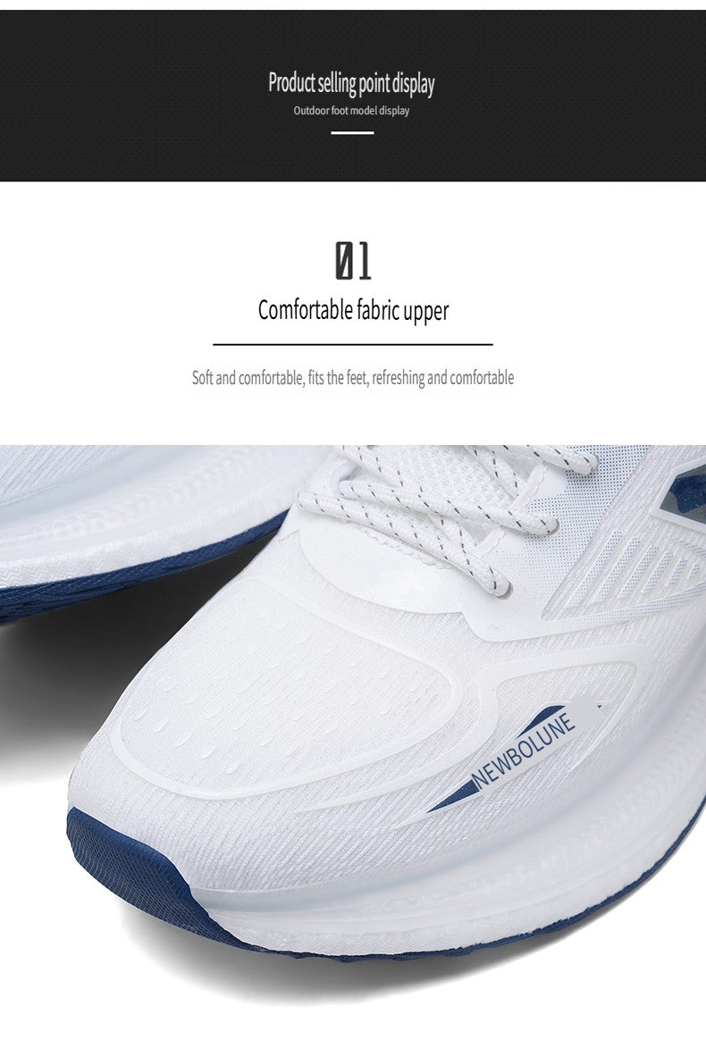 Sports Shoes for Men Mesh Breathable Comfortable Outdoor Sports Trendy Lace-up Sneakers 2025 New Casual Running Shoes for Man