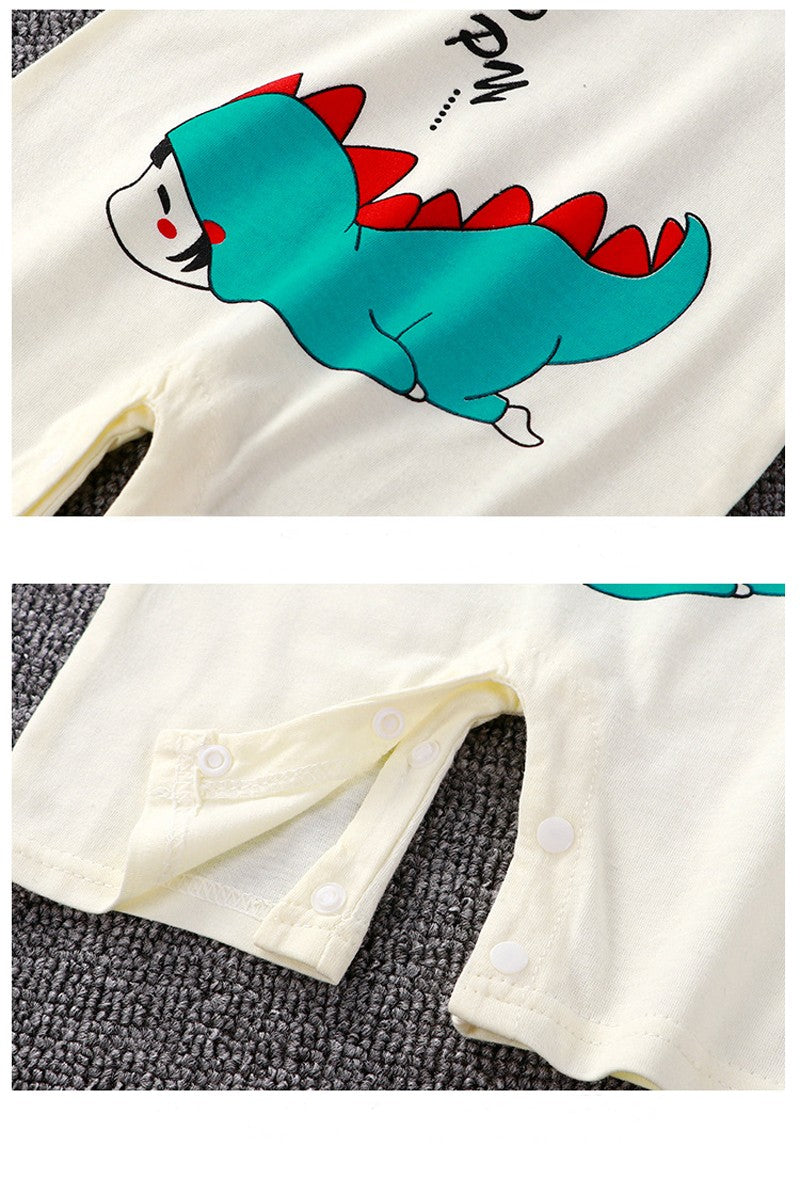 Newborn Baby Clothes Summer Short Sleeve Rompers Infant Boys Girls Cartoon Cotton Jumpsuit Toddler Thin Pajaodysuit For Newborns