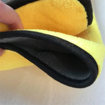 Double Sides Car Microfiber Cloths Super Absorbent Washing Drying Cleaning Towels Auto Detailing Towel Rags Clean Tool