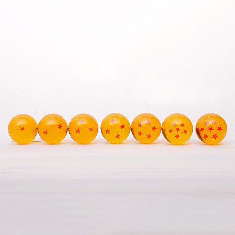 3,5cm 1:1 Bola de Resina 7 Peças / Conjunto Bonecos de Ação Coleção de Desejos Shenron Modelo de Anime Presente