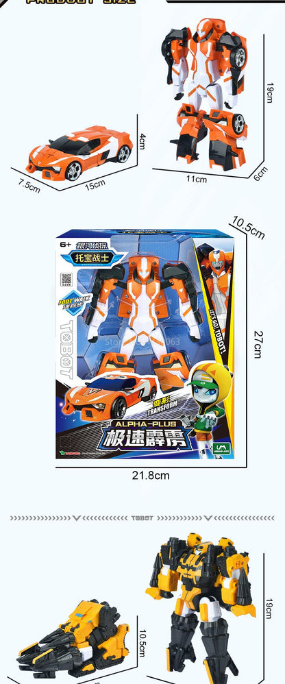 Galaxy Detectives Tobot Carro de Transformação Robô Brinquedo Coreia Desenhos Animados Irmãos Anime Tobot Deformação Tanque Carro Brinquedos Presente