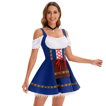 Halloween Party Costumes Makeup Dance Cosplay Clothing Stage Performance Costume Beer Girl Dresses