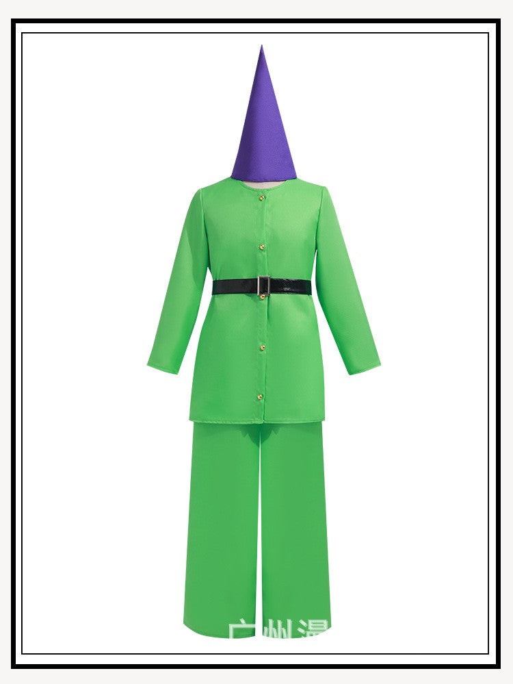 Anime Seven Dwarfs Cosplay Costumes Snow White Cosplay Colorful Suits Shirt Pants Hat Dwarfs Halloween Cos Unisex