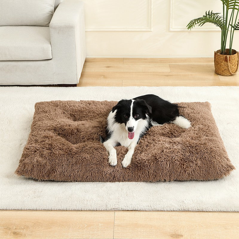 Casa com Cama Macia para Cachorros, Pelúcia Longa e Macia, Melhor Cama para Cães, Cesto para Cães, Produtos para Animais de Estimação, Almofada para Gatos, Tapete para Gatos, Sofá para Dormir de Animais.