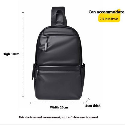 Men Portable Multifunctional Daily Crossbody Bag Trendy Street New Messenger Bag Men Sports Large Capacity Diagonal Backpack