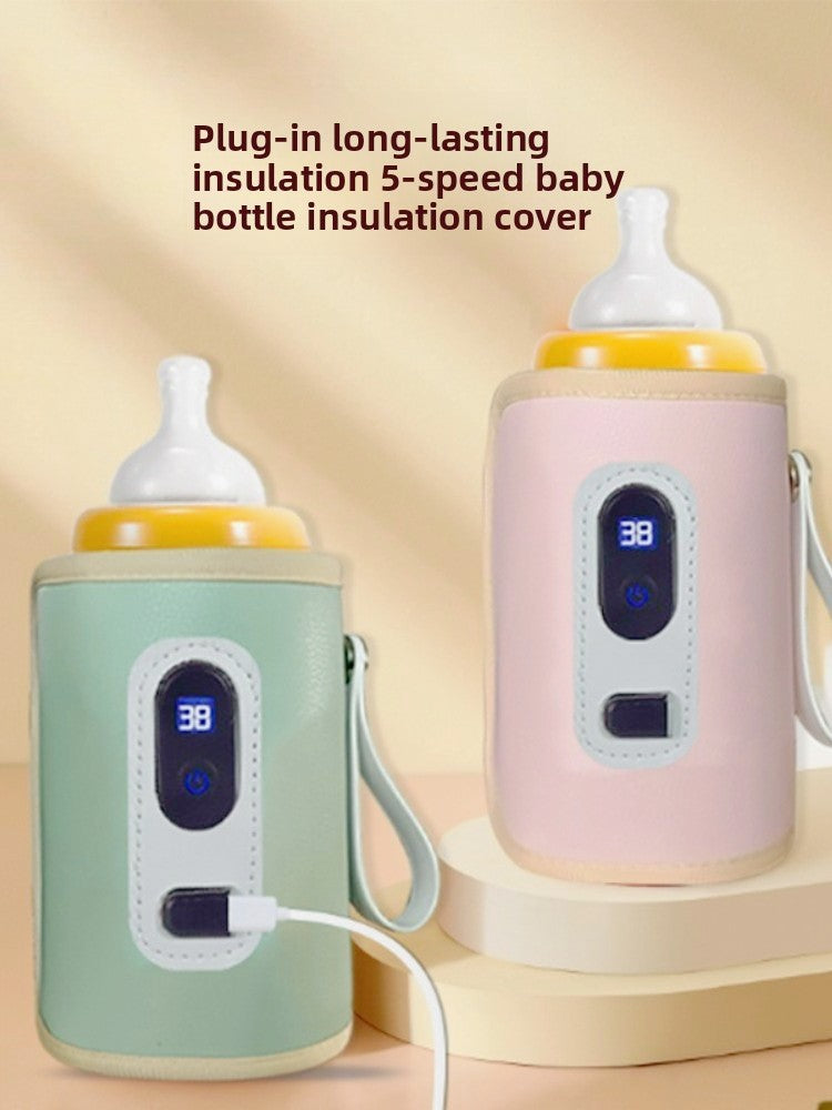 USB Charging Baby Milk Warmer Newborn Portable Bottle Heater Outdoor Travel Accessories Outdoor Portable Breastmilk Warm Bag