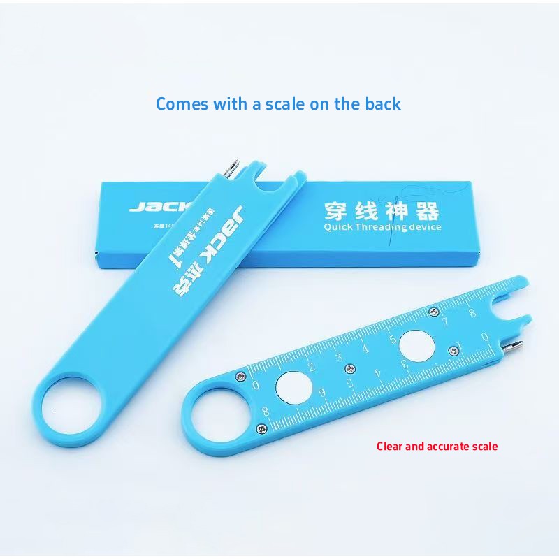 Jack Anti-prick Wire Threading Device Piercer Magnetic Absorption Nano One-second Threading Scale Feature Sewing Accessories
