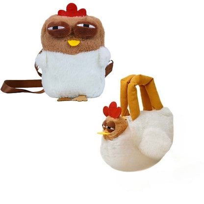 "Little Chicken Plush Handbag - Funny Satchel Purse for Women, Cute & Unique Birthday Gift, Durable & Trendy Women's Accessory";;VERDADEIRO;;"Crossbody bag-1pc