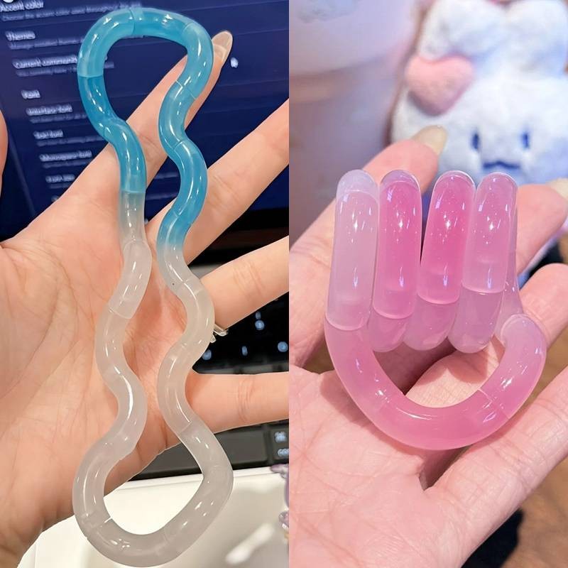 Rotating Twisting Fidget Toys Deformable Rope Educational Tangle Rope Stress Relief Sensory Toy Thinking Training Gifts ?? ????