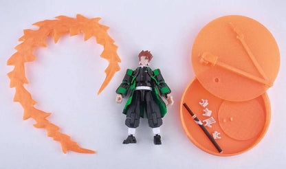 AKAZA Tanjiro Kamado Lucky Dummy 13, de Demon Slayer, impresso em 9L3D, figuras de ação articuladas Mannequin Toys para fãs de anime
