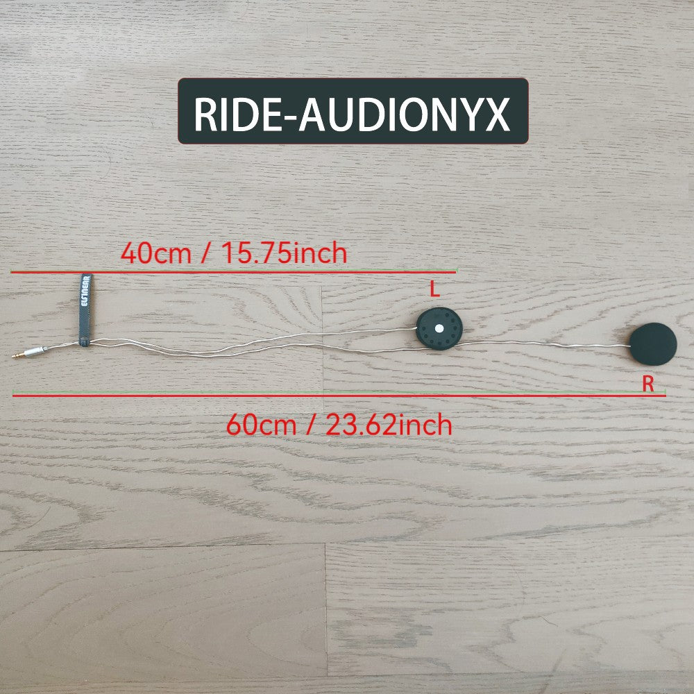 ELFINEAR Helmet Speakers Compatible With RESO/CARDO/ASMAX Devices Compatible with All 3.5mm Communicators