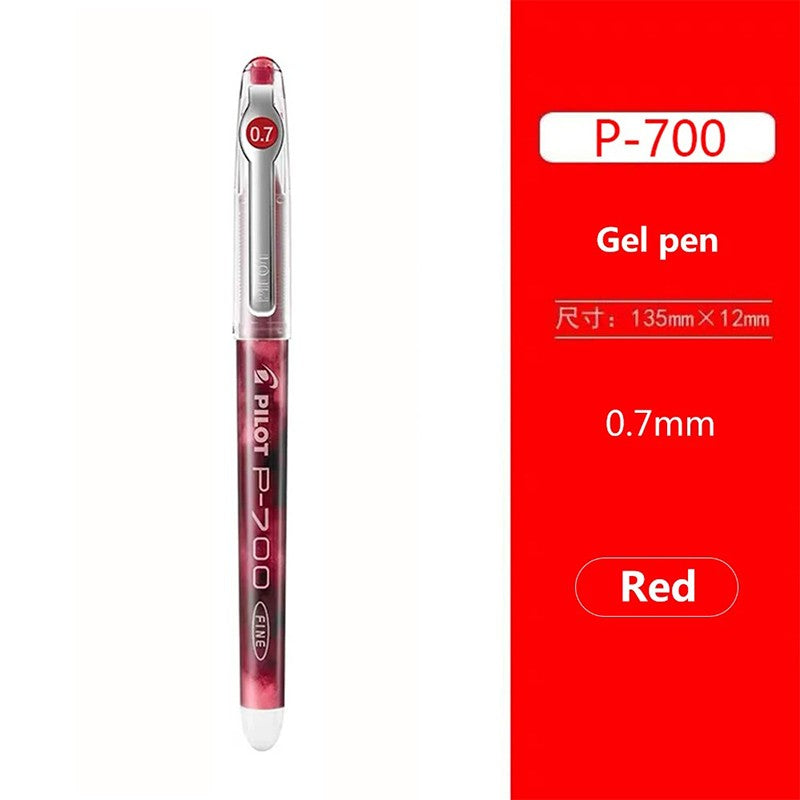 1pcs Japan Pilot Gel Pen P500/P700 for Writing Exam 0.5/0.7mm Signature Direct Liquid Large Capacity School Office Supplies