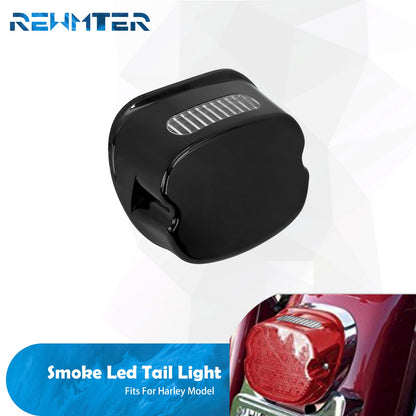 Lanterna traseira de LED de motocicleta para Harley Touring Road King FLHR Softail FL Sportster XL883 1200 Dyna Fat Boy luz de freio traseira