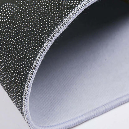 Solar System Planet Round Rug Crystal Velvet Floor Mat Space Universe Art Decorative Home Bedroom Living Room Area Rug for Kids