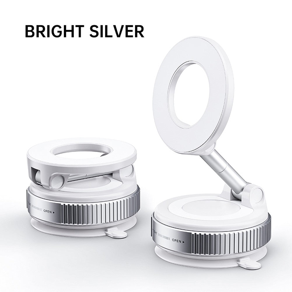 Magnetic Vacuum Car Mount Phone Holder Vacuum Suction Cup Car Phone Stand Universal GPS Navigation Stand for Car Smooth Surfaces