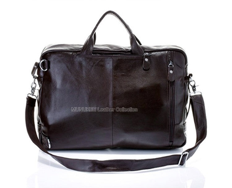 Bolsa de Viagem Masculina de Couro Genuíno Legítimo de Grão Integral Multifuncional, Bolsa de Viagem de Couro, Bolsa de Viagem Grande, Bolsa de Fim de Semana