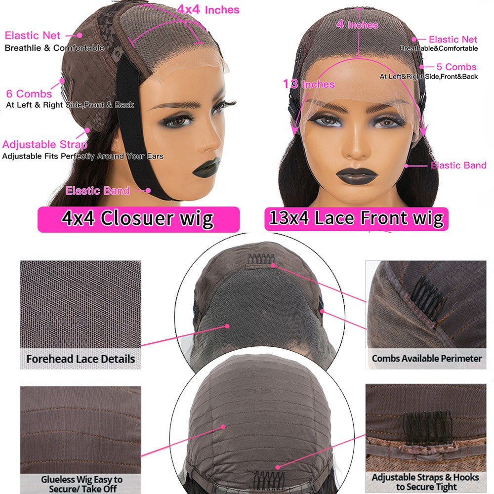 Peruca Front Lace Mel Loira Pré-arrancada 1B 27 Cabelo Humano Ombre Body Wave Peruca Front Lace Cabelo Humano 180% Bodywave Cru 30 Polegadas