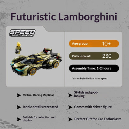 LEGO Junho novo produto Speed Champions 76923 Lamborghini V12 carro esportivo de blocos de montar