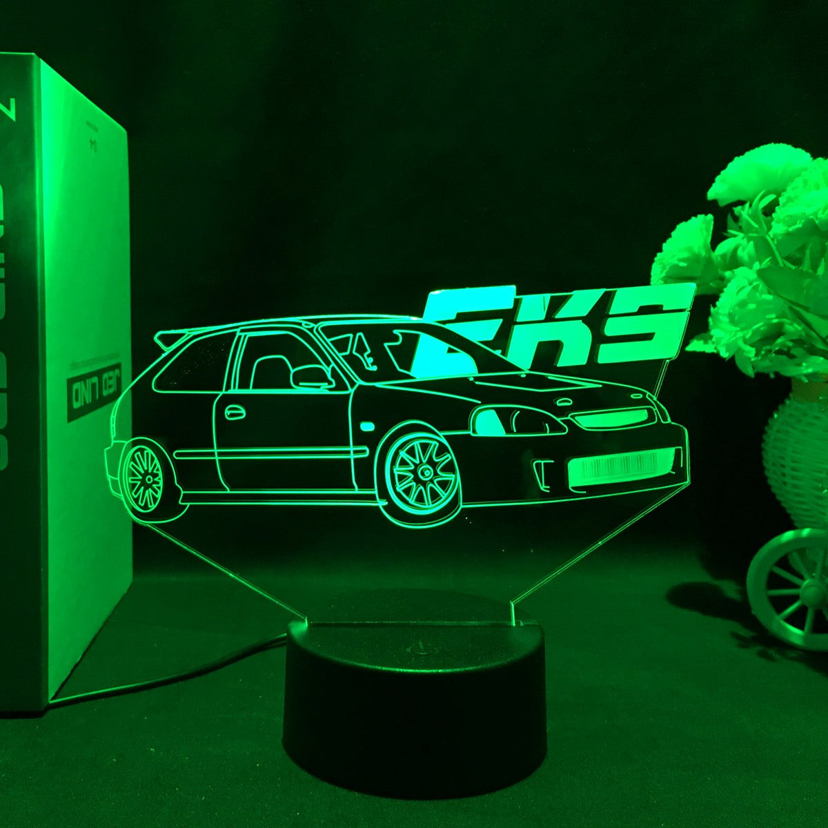 Sports Car 3d Illusion Lamp for Kids Bedroom Decor Nightlight Touch Sensor Atmosphere Birthday Gift Supercar Led Night Light