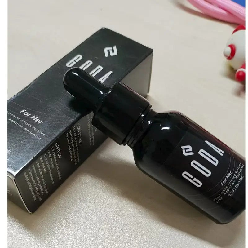 GODA Perfume com feromônios 15ml óleo essencial para homens e mulheres, presente de aniversário, presente de aniversário, aumenta a atração