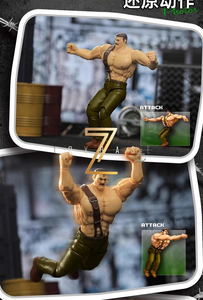 Pronta Entrega 52toys Capcom Final Fight Boneco de Ação 3.75 Polegadas Brinquedo Modelo Soldado Legal para Amantes de Jogos Decoração Menino Presente Surpresa