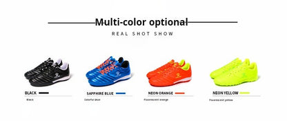 Kelme Tf Broken Nail Football Shoes Adult Youth Non-slip Football Shoes Artificial Grass Five-a-side Game Football Shoes Sports