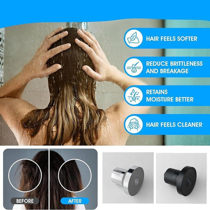 Pressurized Healthier Hair Filtered Shower Head Protect Hair Reduce Hair Shedding Shower Filter Removes Chlorine
