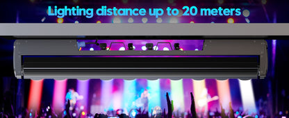 2PCS RGBW 4in1 Wall Wash Light 250W Swing Dot Beam Lights DJ Disco Party Lights LED Effect Light for Stage Theater Bar Wedding