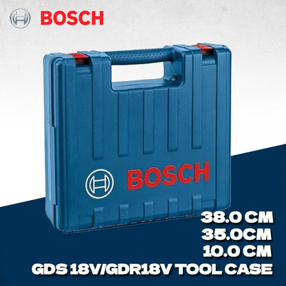 Maleta Caixa Ferramentas Bosch GDS18V/GDR18V Original Caixa de Ferramentas Chave de Impacto 18V Parafusadeira sem Fio Caixa de Armazenamento de Ferramenta Elétrica