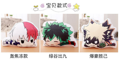 My Hero Academia Plush Stuffed Pillows Anime Boku no Hero Academia Cushion Cute Izuku Dakimakura Kawaii Katsuki Shoto Soft Dolls
