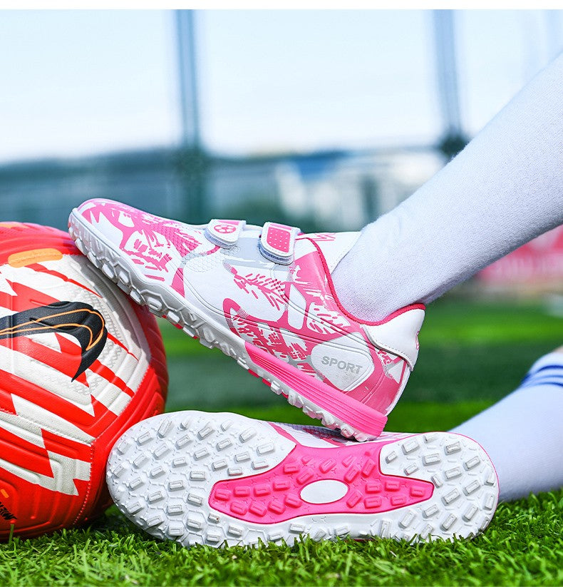 New Kids Football Boots Non Slip Professional Fast Children Football Shoes Original Boys Soccer Shoes Indoor Match Ultralight