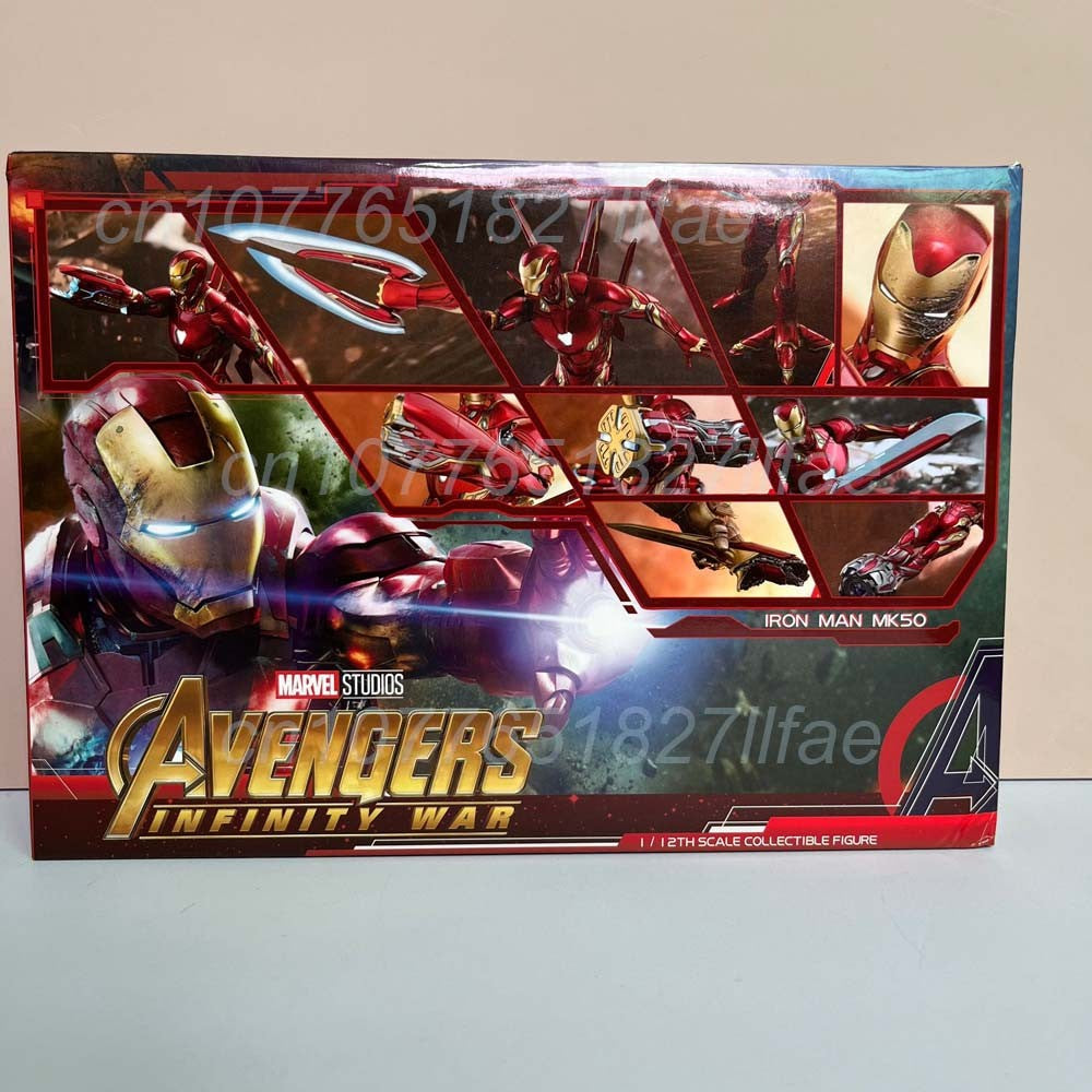 Iron Man Avengers MK85 Ironman MK50 Mark50 Nano Armor Luxury Set with Weapon Action Figure Model Toys Joint Movable Doll Gift ?