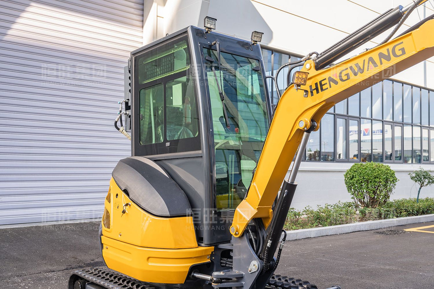 Ar Condicionado Cabine Escavadeira Mini de Esteira 2,5 Toneladas Trator Agrícola a Diesel Mini Escavadeira Hidráulica Máquinas de Construção