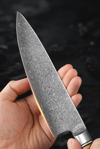 8 Inch Chef Knife 67-layers Damascus VG10 Steel Kitchen Knife Pro Cleaver Kitchen Sharp Knife