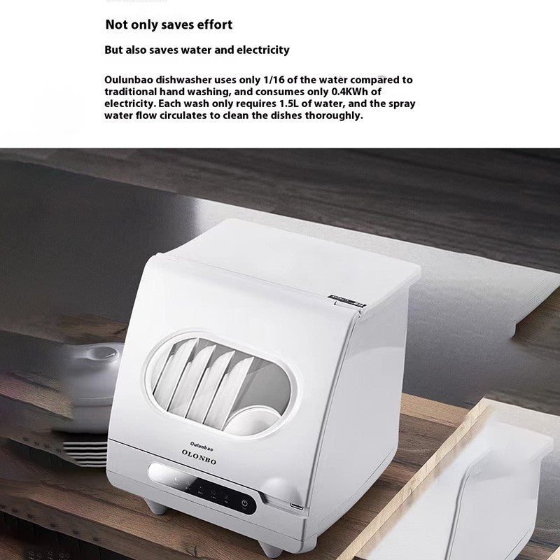 Smart home dishwasher that disinfects and dries in one and can also be used as a fruit and vegetable machine