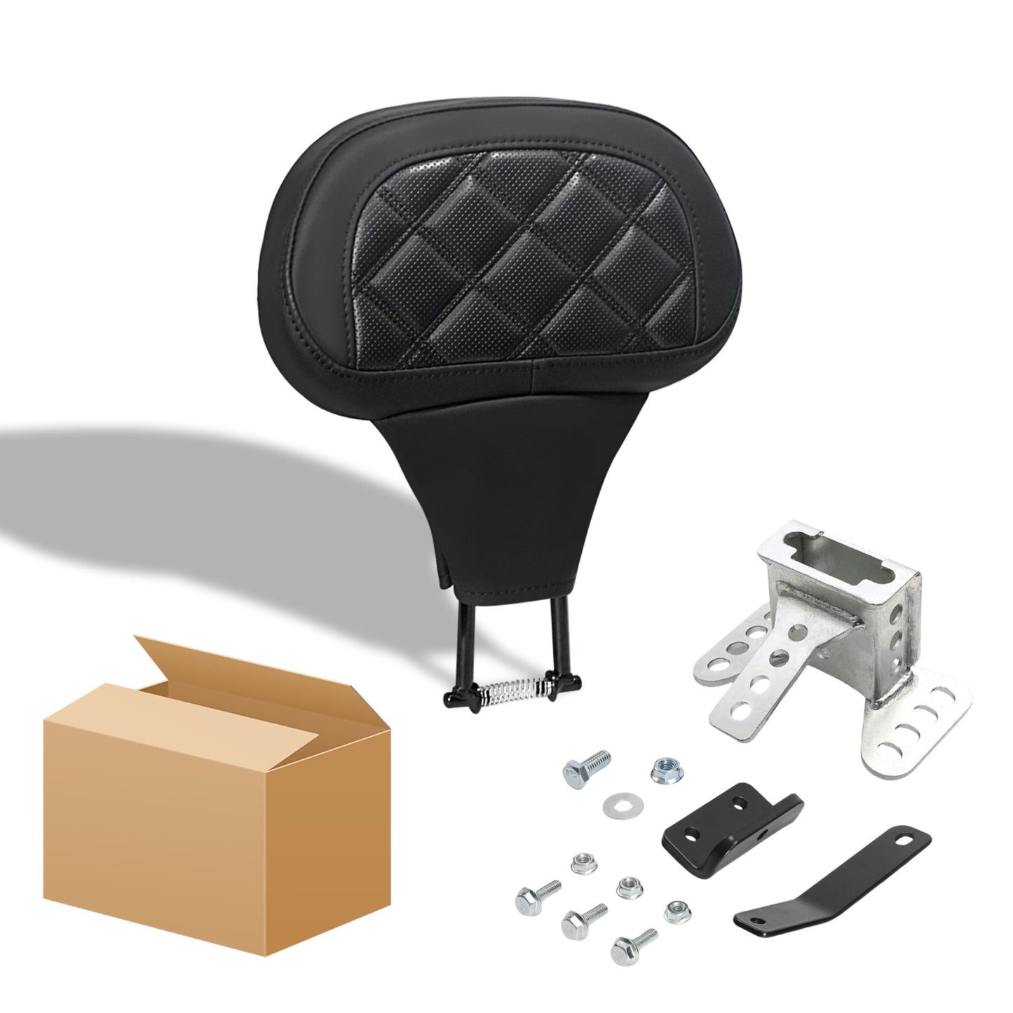 Encosto do Banco Dianteiro do Piloto de Motocicleta Ajustável para Harley Davidson Touring Road King Street Electra Glide 2009-2025
