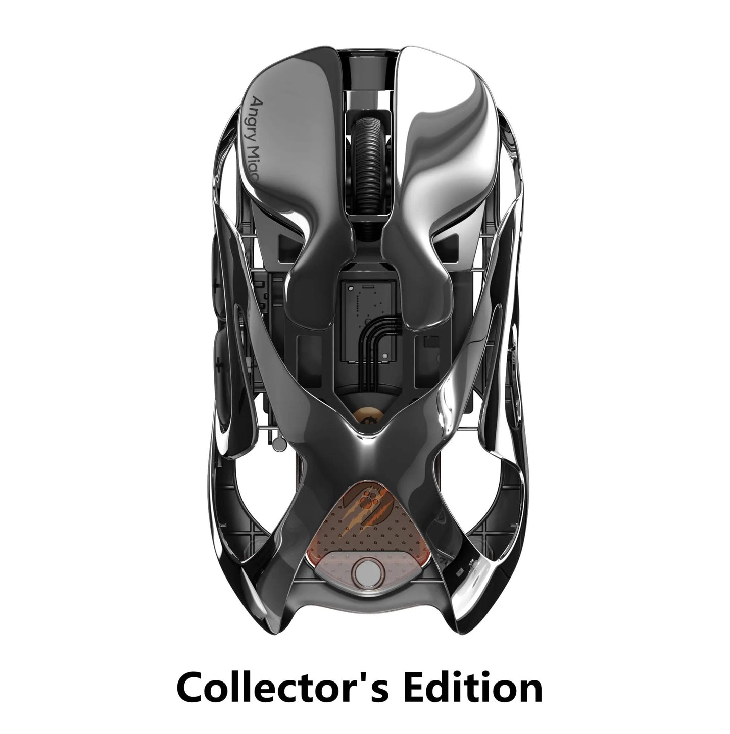 Mouse Gamer Sem Fio Angry Miao Infinity Hot-Swappable PAW3950 Dual 8K com Fio Tri-Mode Mirror Shadow