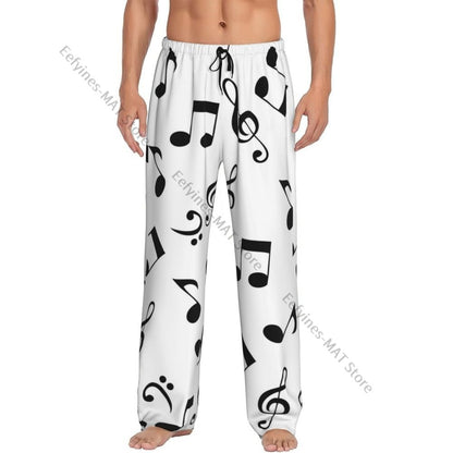 Cute Hedgehog Mens Pajamas Pyjamas Pants Lounge Pants Sleep Bottoms