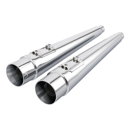 Motorcycle 4" Slip-on Mufflers Exhaust Pipes For Harley Touring Electra Street Glide 1995-2016