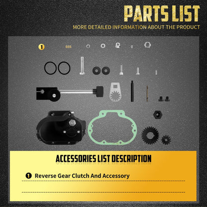 Embreagem de marcha à ré que economiza mão de obra para motocicleta, refit da embreagem de velocidade traseira para Harley Touring Street Glide FLH 08-23 Softail Breakout