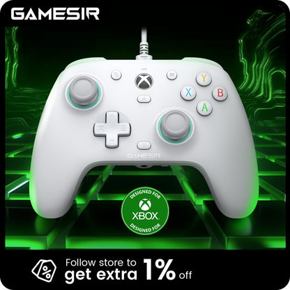 GameSir G7 SE Xbox Wired Gamepad Game Controller for Xbox Series X, Xbox Series S, Xbox One X | S, with Hall Effect Joystick