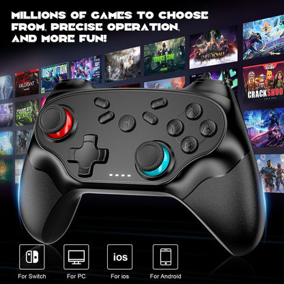 Wireless Controller For Nintendo Switch/Oled/Ios/Android Gamepads Turbo Game Controller Vibration Control Console Remote