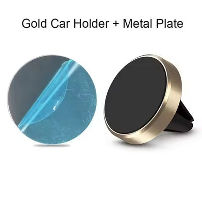 Air Vent Magnet Smartphone Mobile Stand Magnetic Car Phone Holder Cell GPS Mount For iPhone 16 15 14 13 12 Xiaomi Samsung Holde