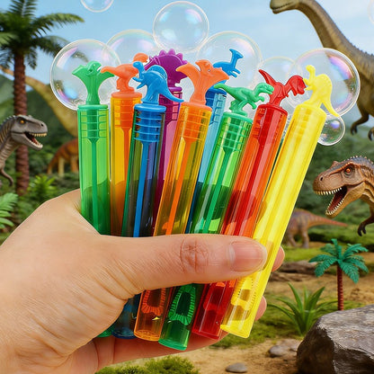 10/20/30Pcs Dinosaur Bubble Tube Empty Soap Bubble Bottle Toys for Kids Birthday Party Favors Wedding Guest Gifts Baby Shower