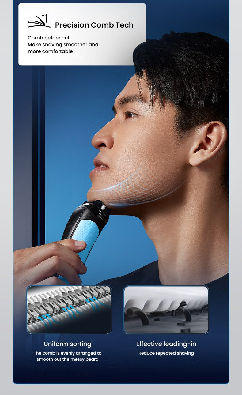 Braun Electric Shaver 3 Series ProSkin 3040S 3010S Reciprocating Shaver For Men Shaving Machine With Trimmer 100-240v