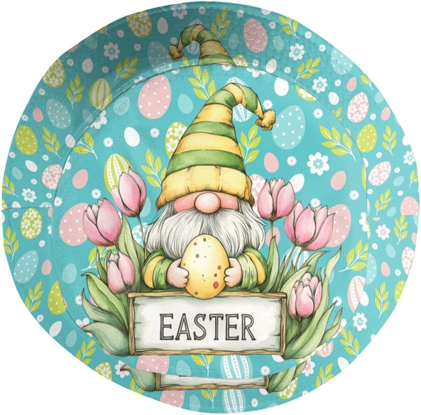 Easter Eggs 4 Bucket Hat for Women Men Summer Travel Beach Sun Cap Easter Hat Outdoor Fisherman Hat Unisex