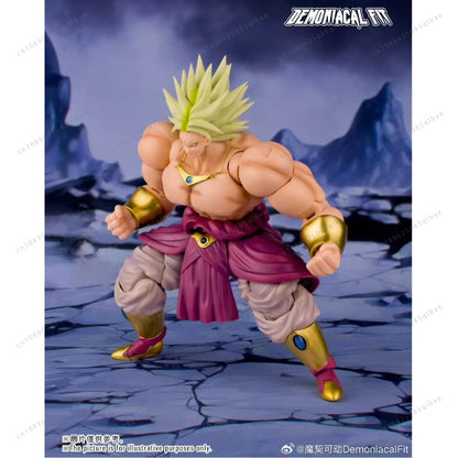 Em Estoque Dragon Ball Demoniacal Fit DF SHF Lendário Berserker Quebra o Universo Broly Boneco de Ação Brinquedo Modelo Presente