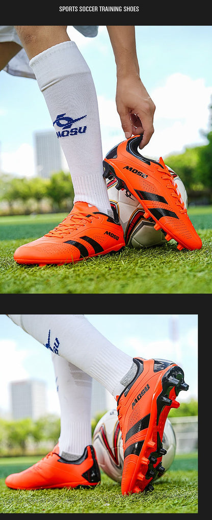 Men Original Football Shoes Professional Fast Soccer Shoes Society Cleats Low Cut Football Field Boots Sneaker Non-Slip Match
