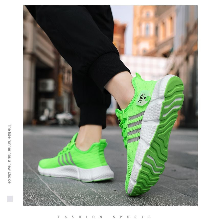 Sapatos Masculinos de Malha Respirável Modernos Leves para Caminhada Tamanhos Grandes Tênis Masculino de Tênis Tênis de Corrida ao Ar Livre Fitness 2024