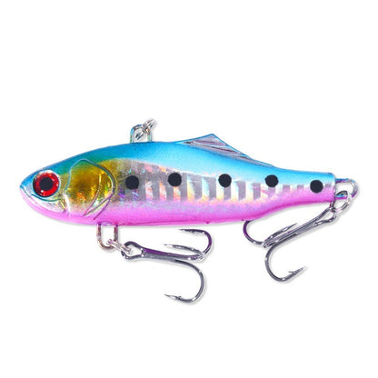 1 unidade de isca de pesca VIB de inverno 7cm 24g, iscas de pesca de inverno de arremesso longo que afundam, iscas artificiais Crankbait